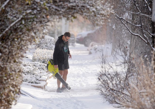 APTOPIX Winter Weather Colorado