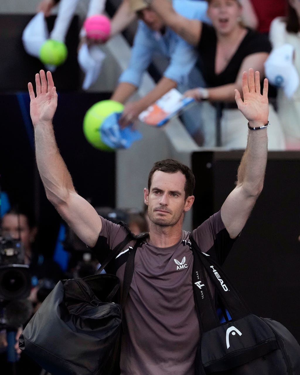 Australian Open day two Andy Murray and Naomi Osaka suffer early exits