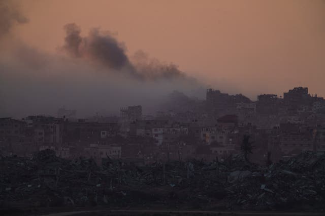 Explosions in Gaza