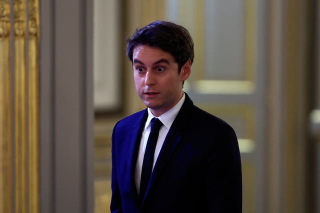 French Prime Minister Gabriel Attal 