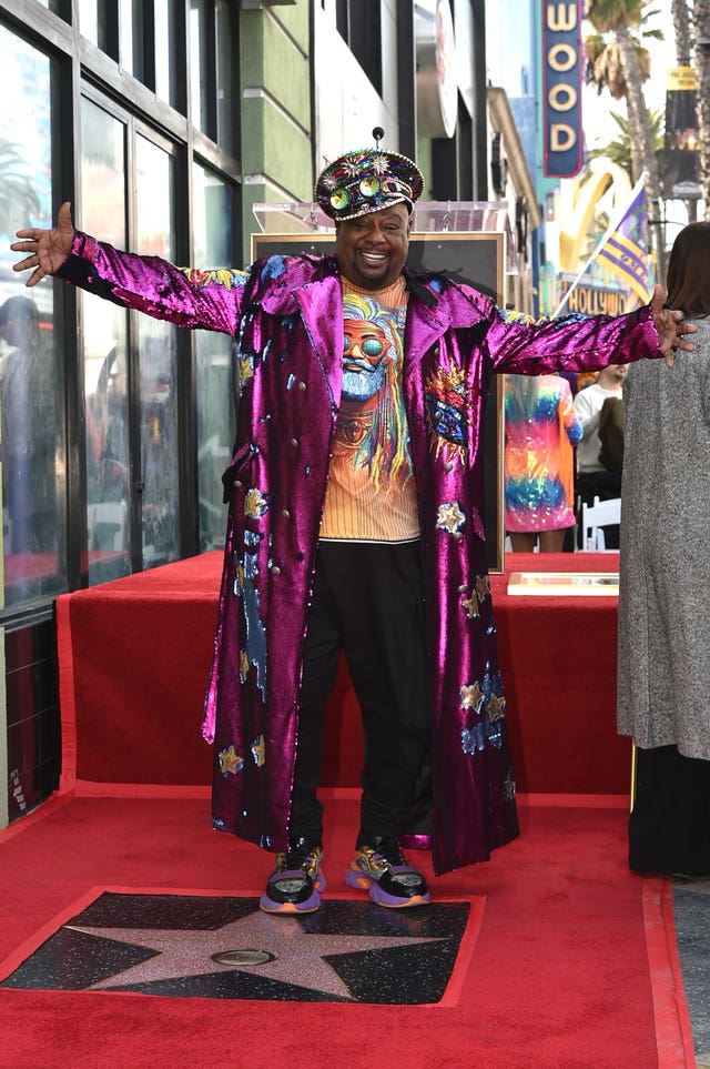 George Clinton Honored With a Star on the Hollywood Walk of Fame