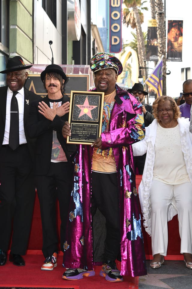 George Clinton Honored With a Star on the Hollywood Walk of Fame