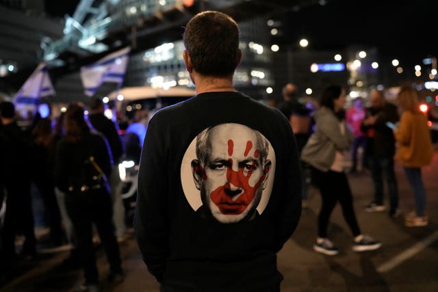 Protester in Jerusalem