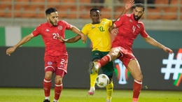 South Africa finished second in Group E, while Tunisia ended bottom (Themba Hadebe/AP)