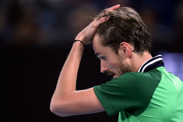 Daniil Medvedev has spent more than 20 hours on court