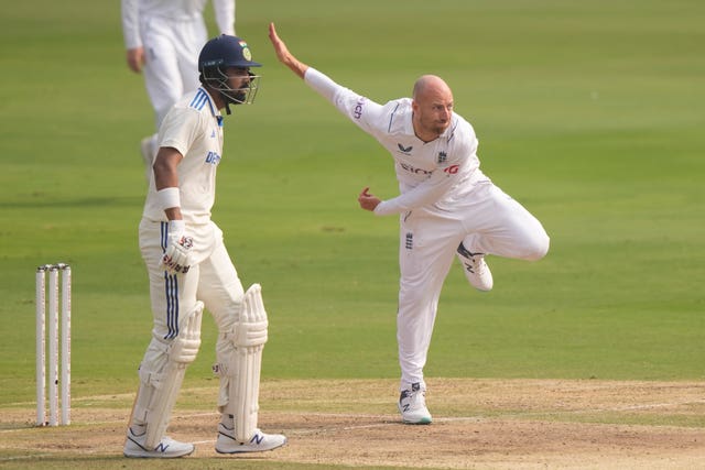 Jack Leach played a limited part in the first Test win.