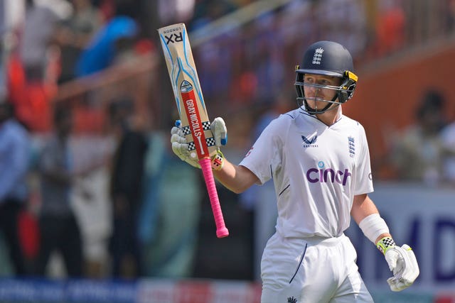 Ollie Pope's 196 turned the contest in England's favour (Manesh Kumar A/AP)