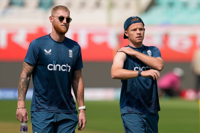 England captain Ben Stokes and vice-captain Ollie Pope