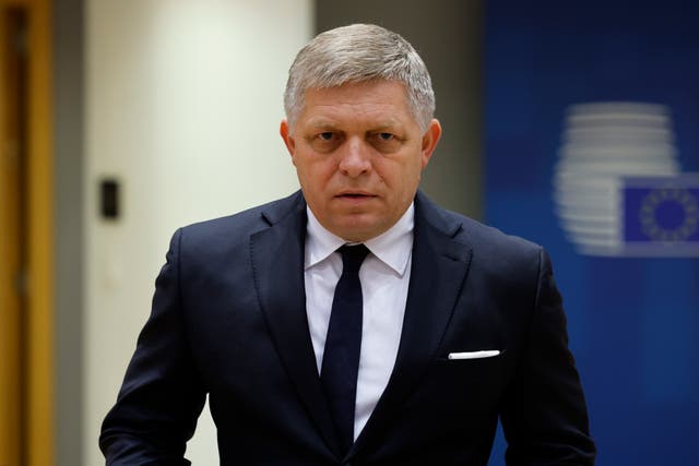 Slovakia’s Prime Minister Robert Fico