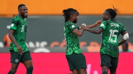 Ademola lookman scored as Nigeria defeated Angola to reach the Africa Cup of Nations semi-finals (Sunday Alamba/AP)