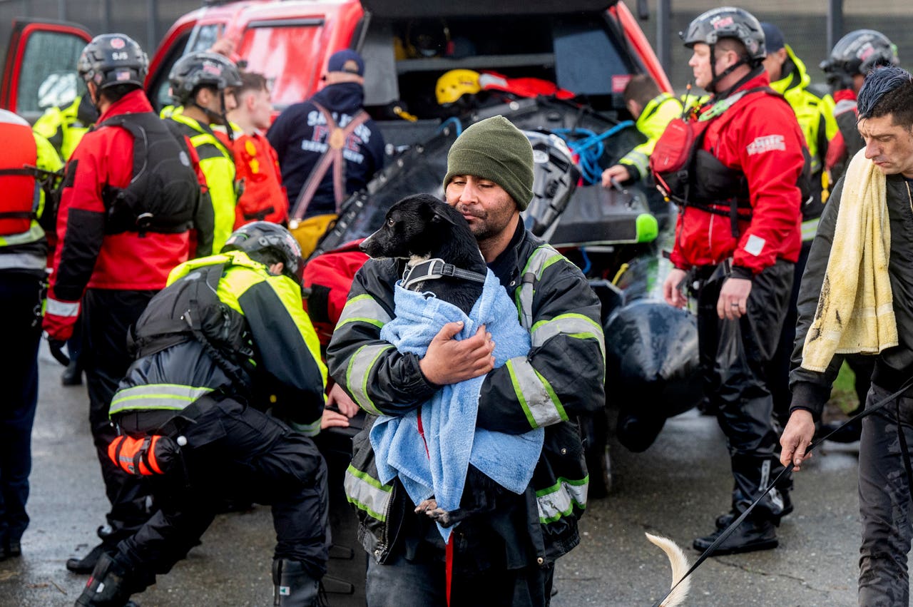 Powerful Storm Knocks Out Power And Floods Roads In California 