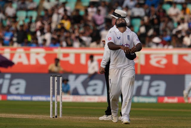 Rehan Ahmed has taken eight wickets in two Tests (Manish Swarup/AP)