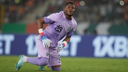 Stanley Nwabali was the hero in Nigeria’s penalty shoot-out win over South Africa