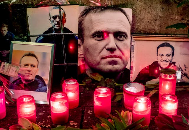 Navalny tributes