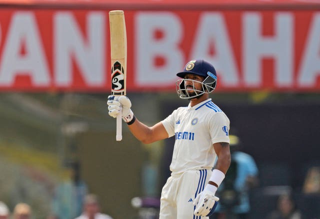 Dhruv Jurel made sure India trailed by just 46 after the first innings (Ajit Solanki/AP)