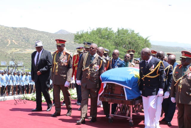 Namibia Geingob Funeral