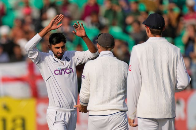 Shoaib Bashir claimed England's only wicket on day one