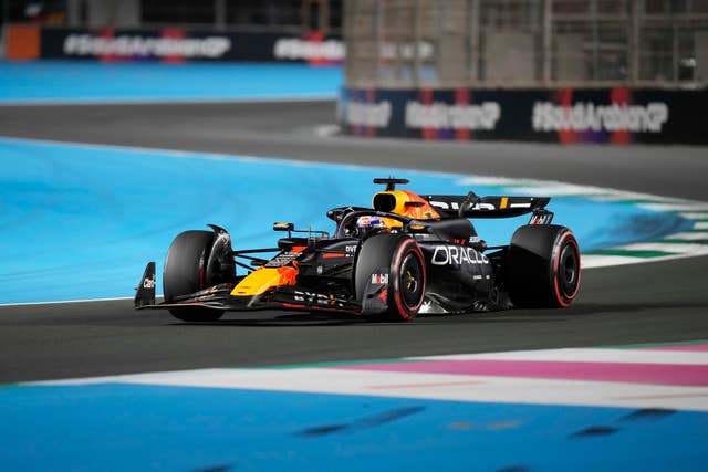 Max Verstappen in qualifying for the Saudi Arabian Grand Prix