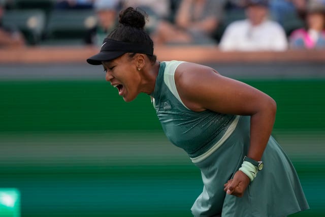 Naomi Osaka swept into the round of 32 at the Indian Wells Masters 