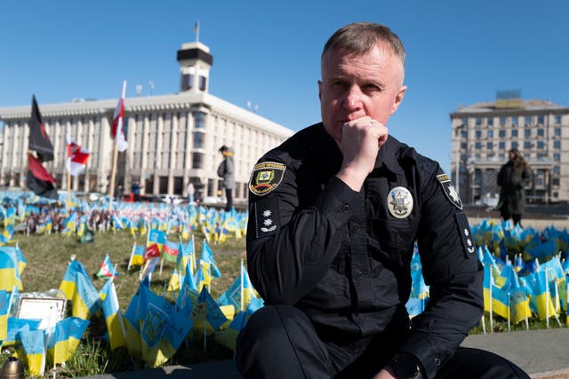Police officer Volodymyr Nikulin