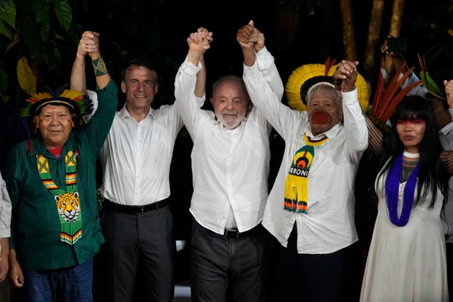 French and Brazilian leaders