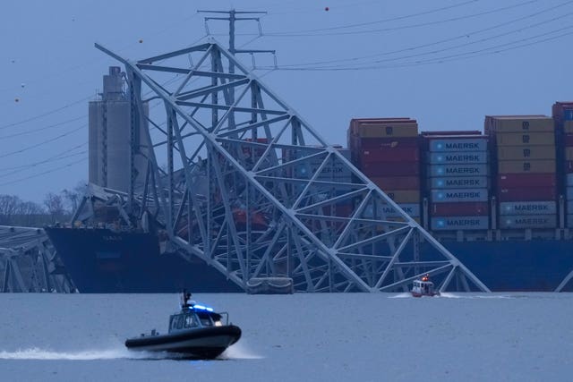 APTOPIX Maryland Bridge Collapse