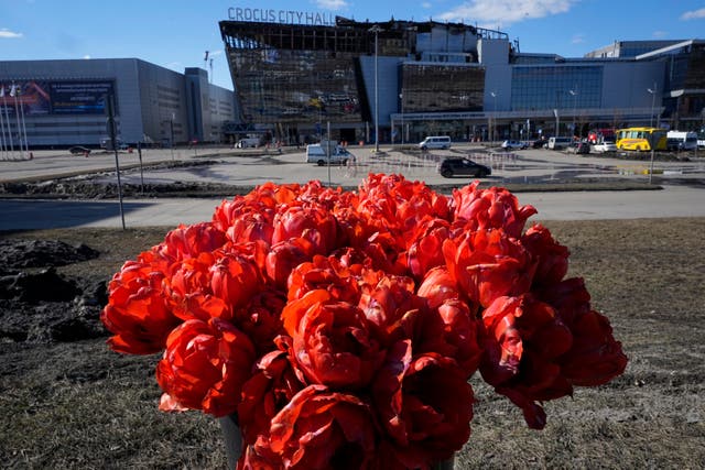 Moscow terror attack site