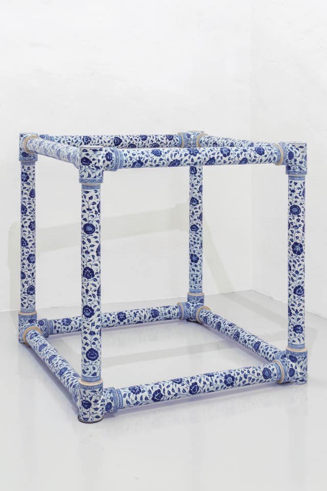 Porcelain Cube by artist Ai Weiwei