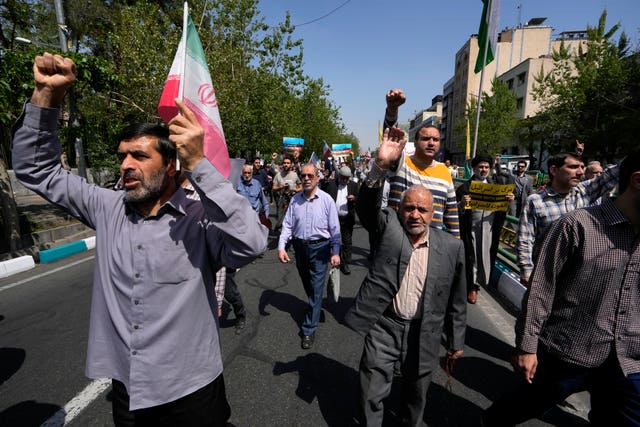 Tensions in the Middle East in Iran