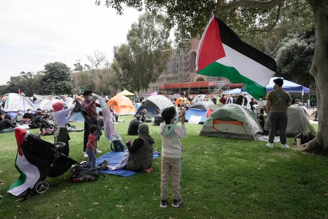 Israel Palestinians Campus Protests