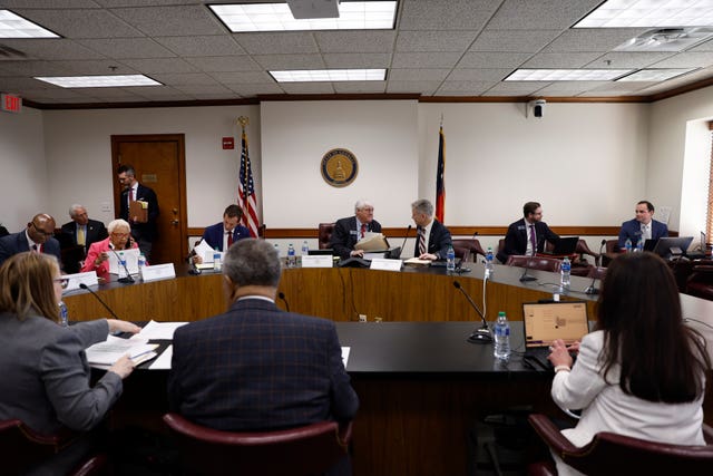 Senate Special Committee on Investigation meet for a hearing about District Attorney Fani Willis at the Georgia State Capitol 