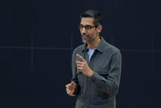 Google chief executive Sundar Pichai