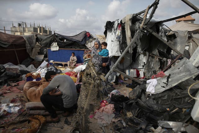 Israel Palestinians The Rafah Image