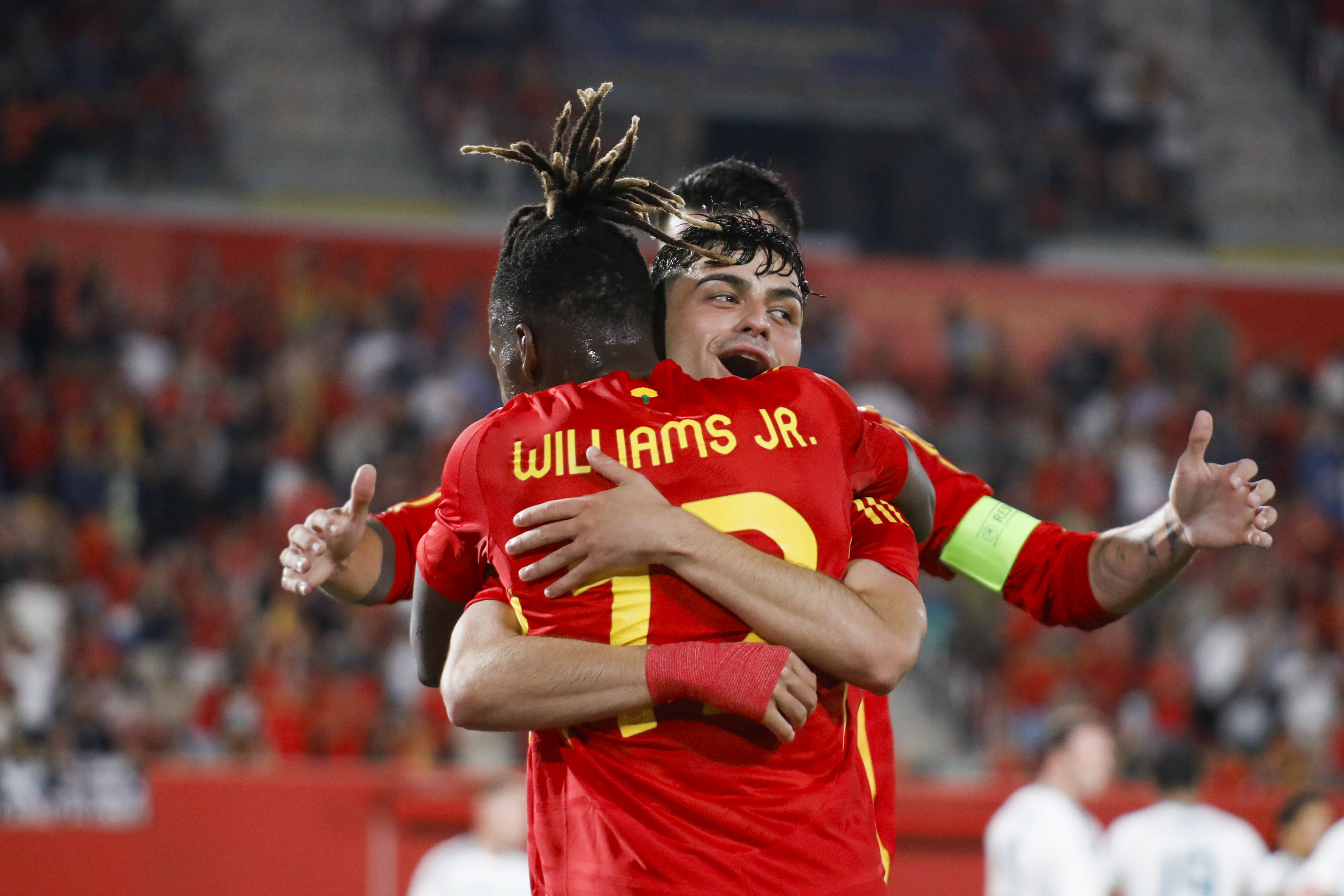 西班牙的佩德里庆祝（Francisco Ubilla / 美联社）