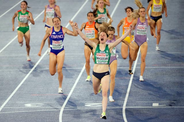 Ireland's Ciara Mageean wins the 1500m 