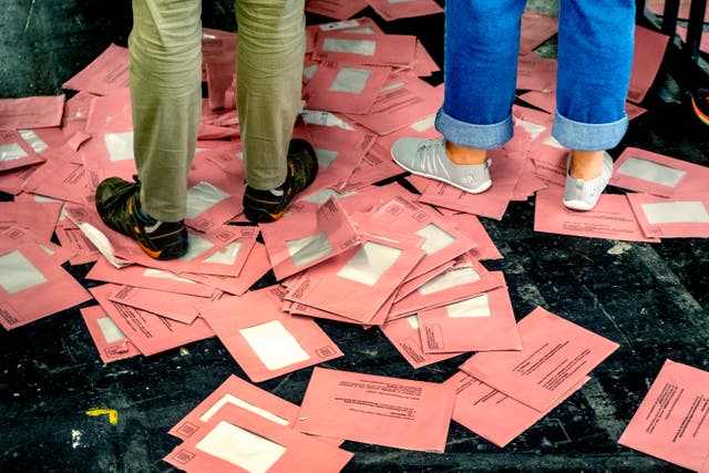 Empty postal ballots