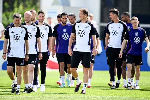 The Germany squad preparing for Euro 2024