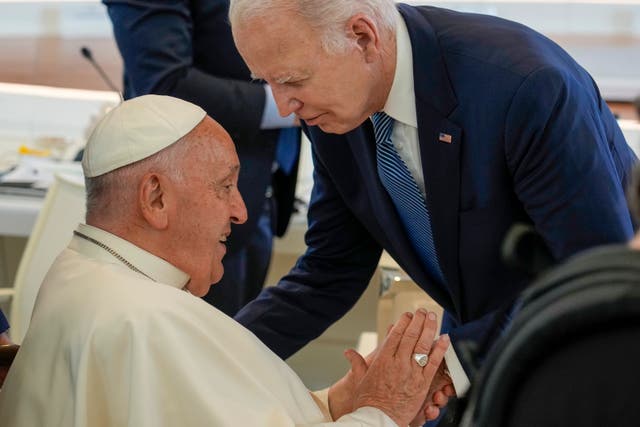 The Pope and Joe Biden