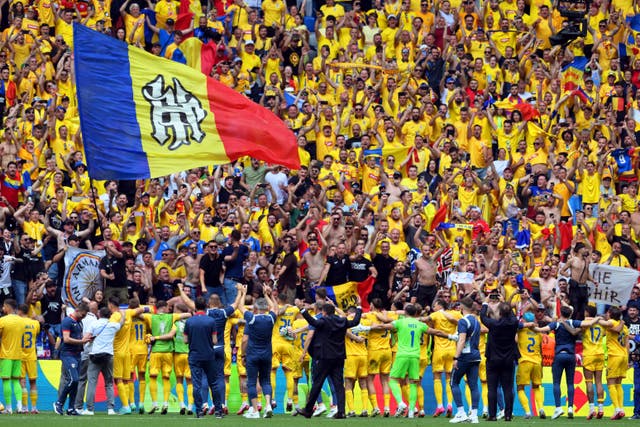 Euro 2024 Soccer Romania Ukraine