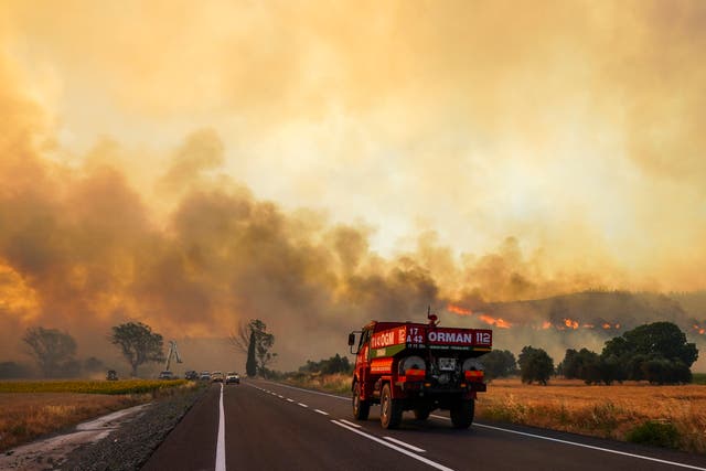 Wildfires in Turkey
