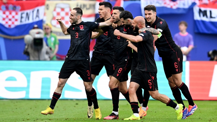 Albania followed up their defeat to Italy with a draw against Croatia (Sina Schuldt/AP)