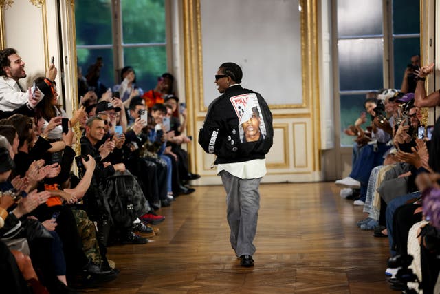 ASAP Rocky offers new music update at debut Paris Fashion Week show ...