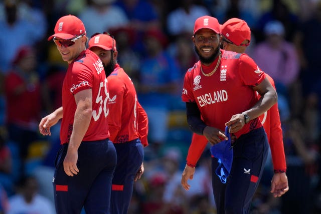 Chris Jordan, right, claimed a slice of England T20 history 