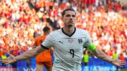 Marcel Sabitzer scored Austria’s winner against the Netherlands (Michael Kappeler/AP)