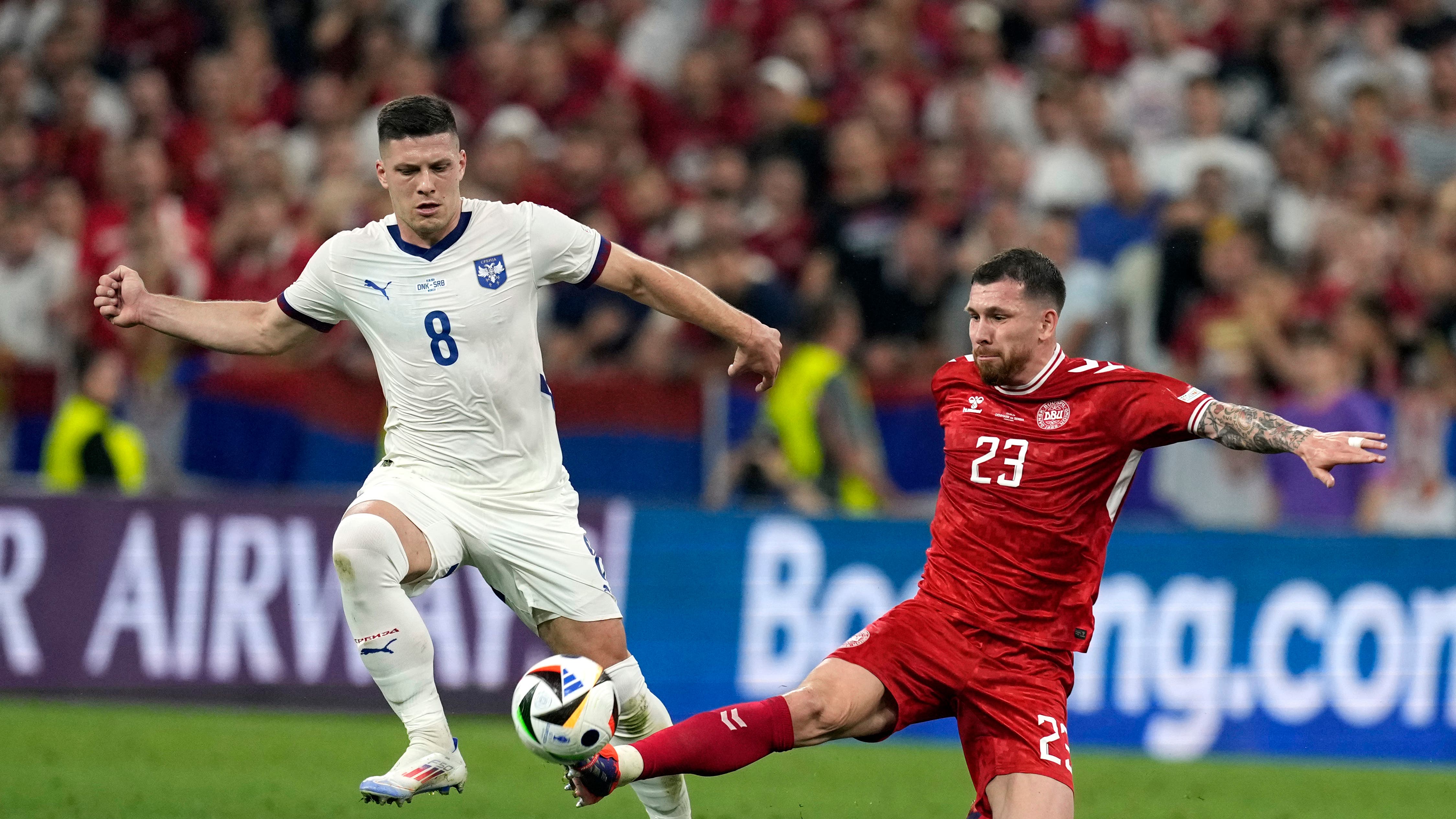 Denmark finish second in Group C as goalless draw sees Serbia exit Euro