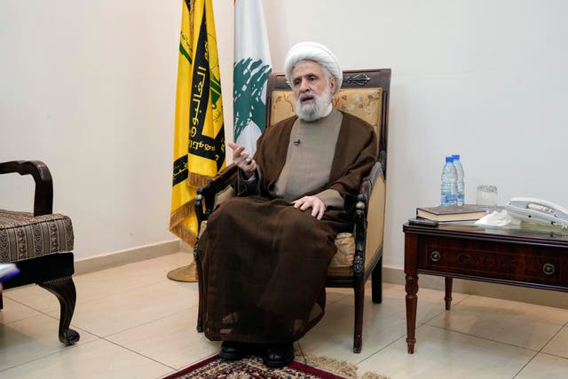 Hezbollah’s deputy leader Sheik Naim Kassem