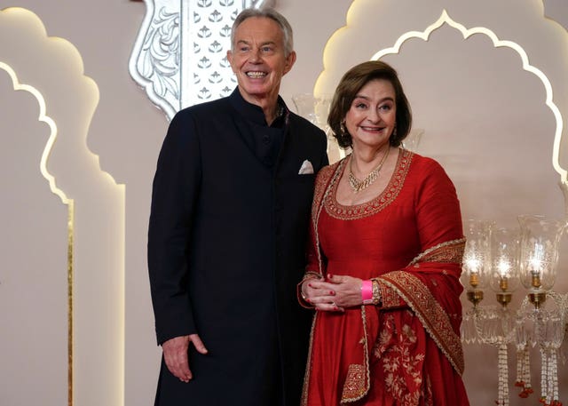 Tony and Cherie Blair