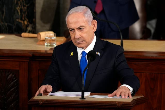 Netanyahu close-up