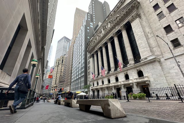 General view of the New York Stock Exchange