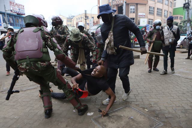 APTOPIX Kenya Protest